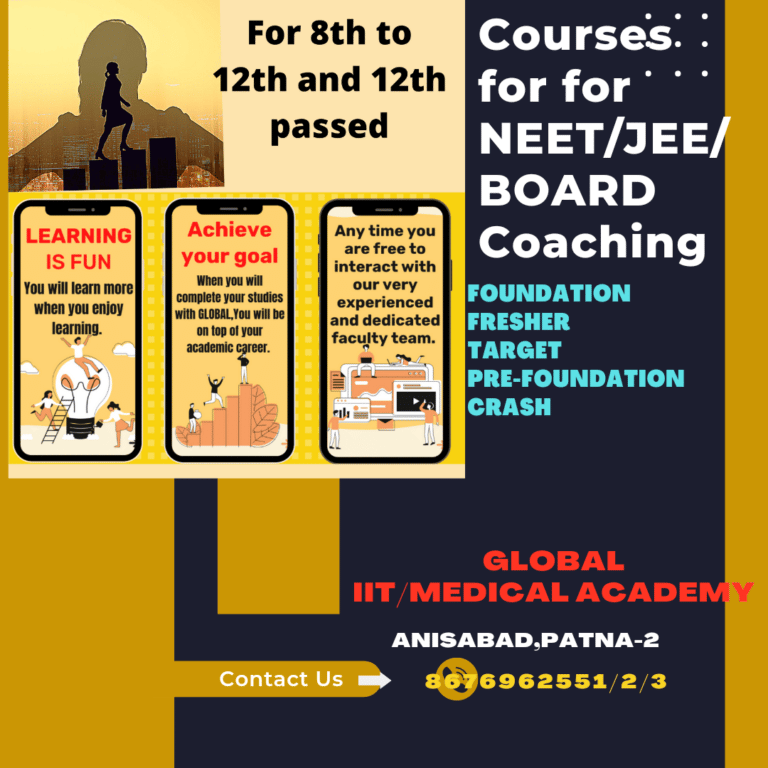 Courses for Best NEET/JEE/BOARD Coaching