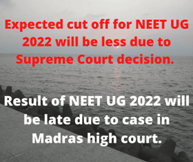 cut off marks of NEET UG 2022
