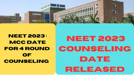 NEET 2023 Counseling date